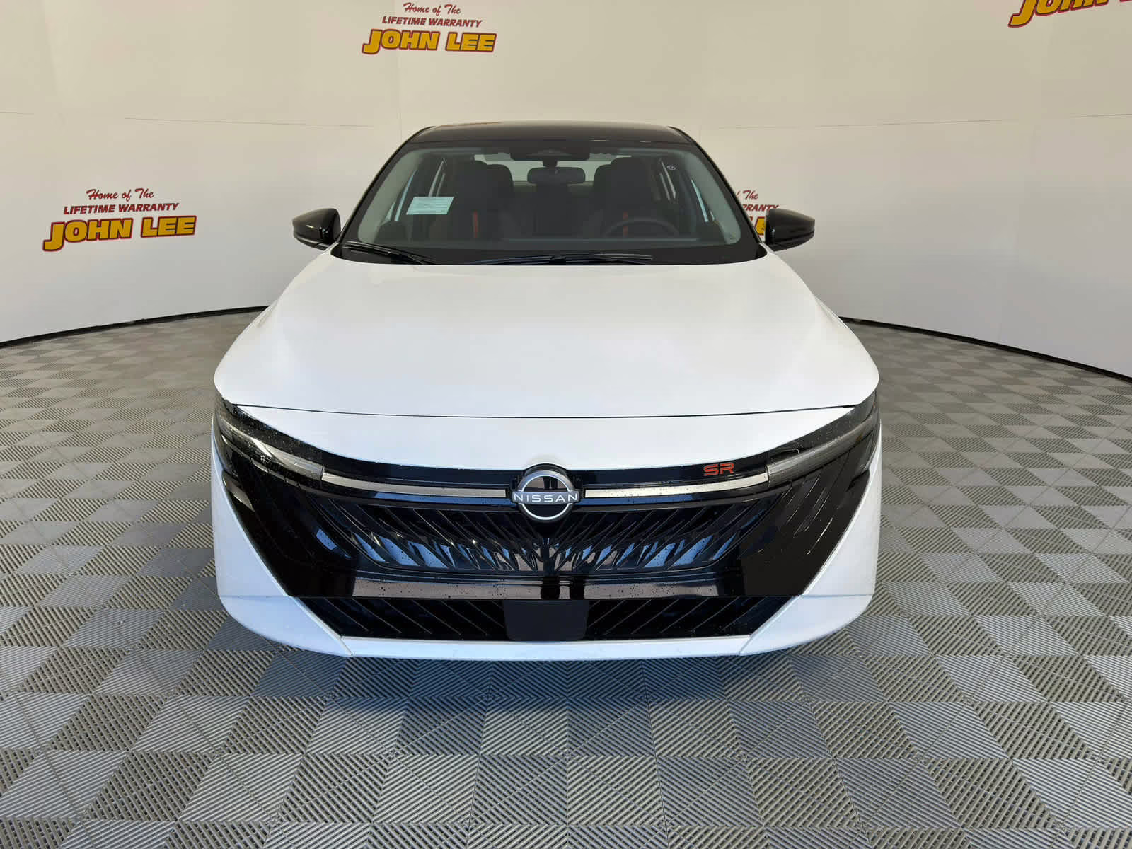 2026 Aspen White Tricoat/Super Black Nissan Sentra SR FWD Sedan