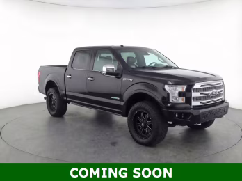 2017 Shadow Black Ford F-150 Platinum 4X4 Truck