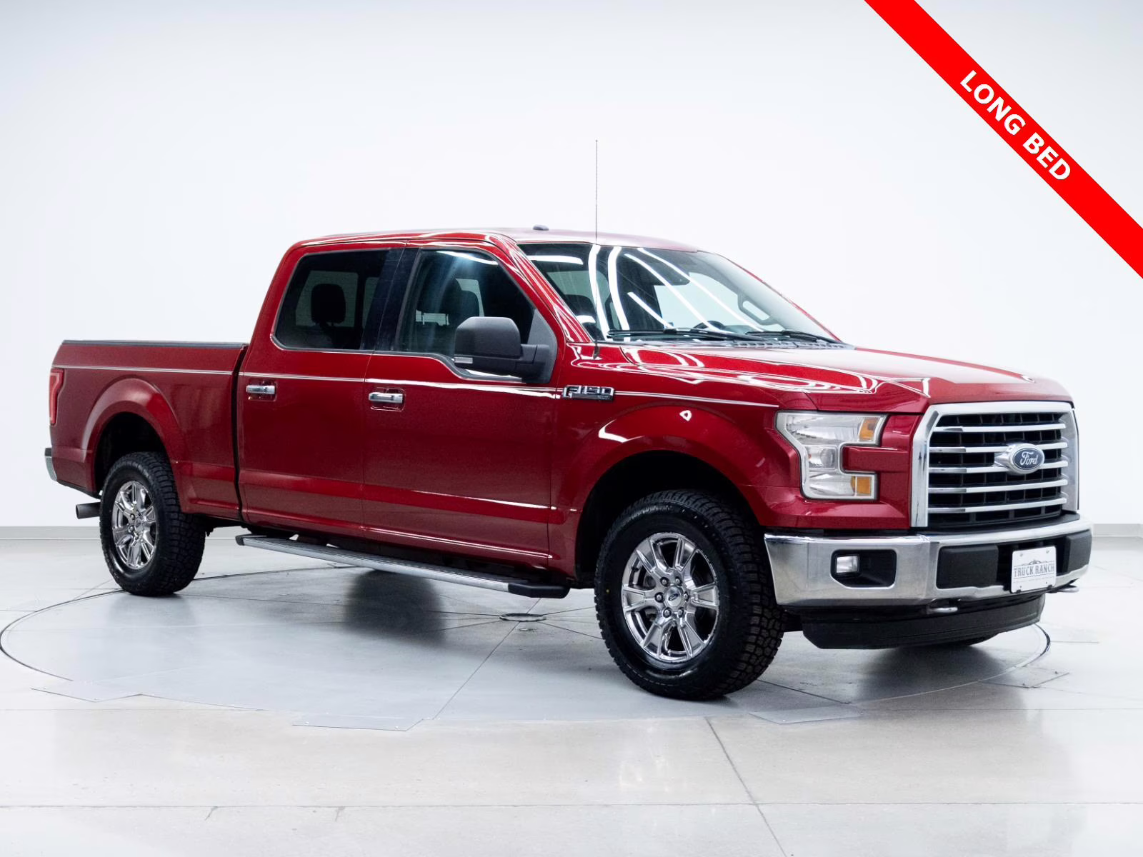 2016 Ruby Red Metallic Tinted Clearcoat Ford F-150 XLT 4X4 Truck