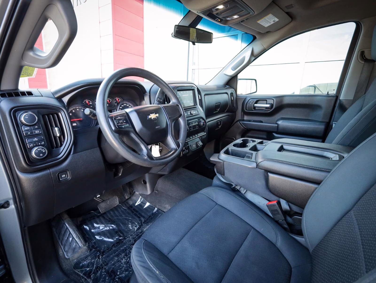 2019 Satin Steel Metallic Chevrolet Silverado 1500 Custom 4X4 Truck