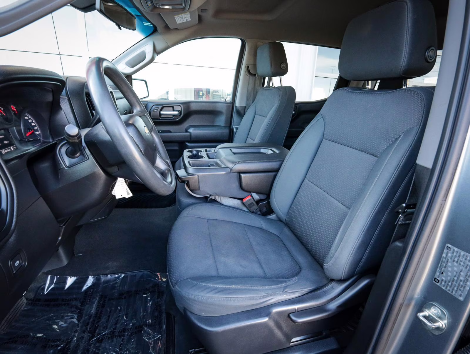 2019 Satin Steel Metallic Chevrolet Silverado 1500 Custom 4X4 Truck