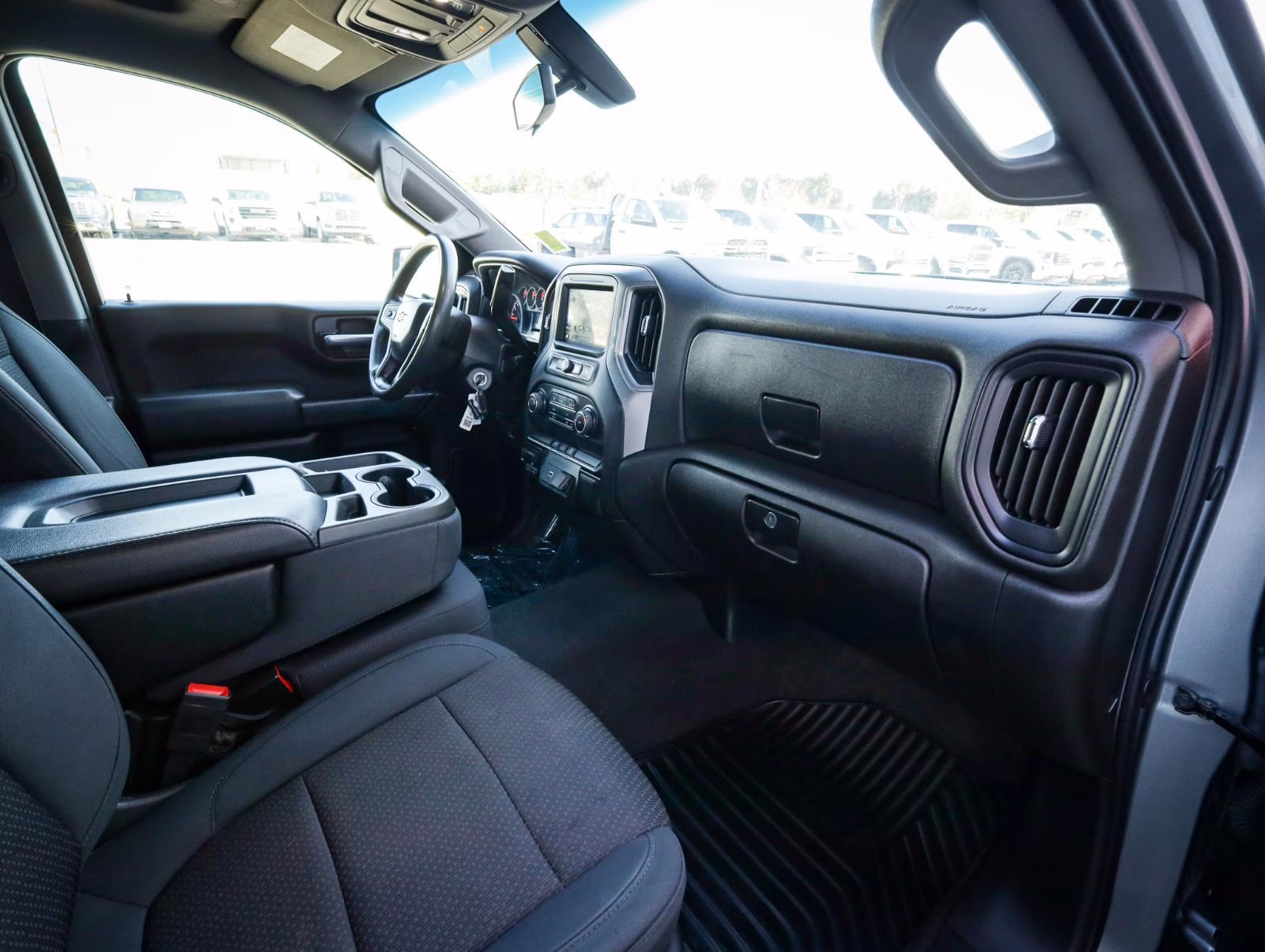 2019 Satin Steel Metallic Chevrolet Silverado 1500 Custom 4X4 Truck