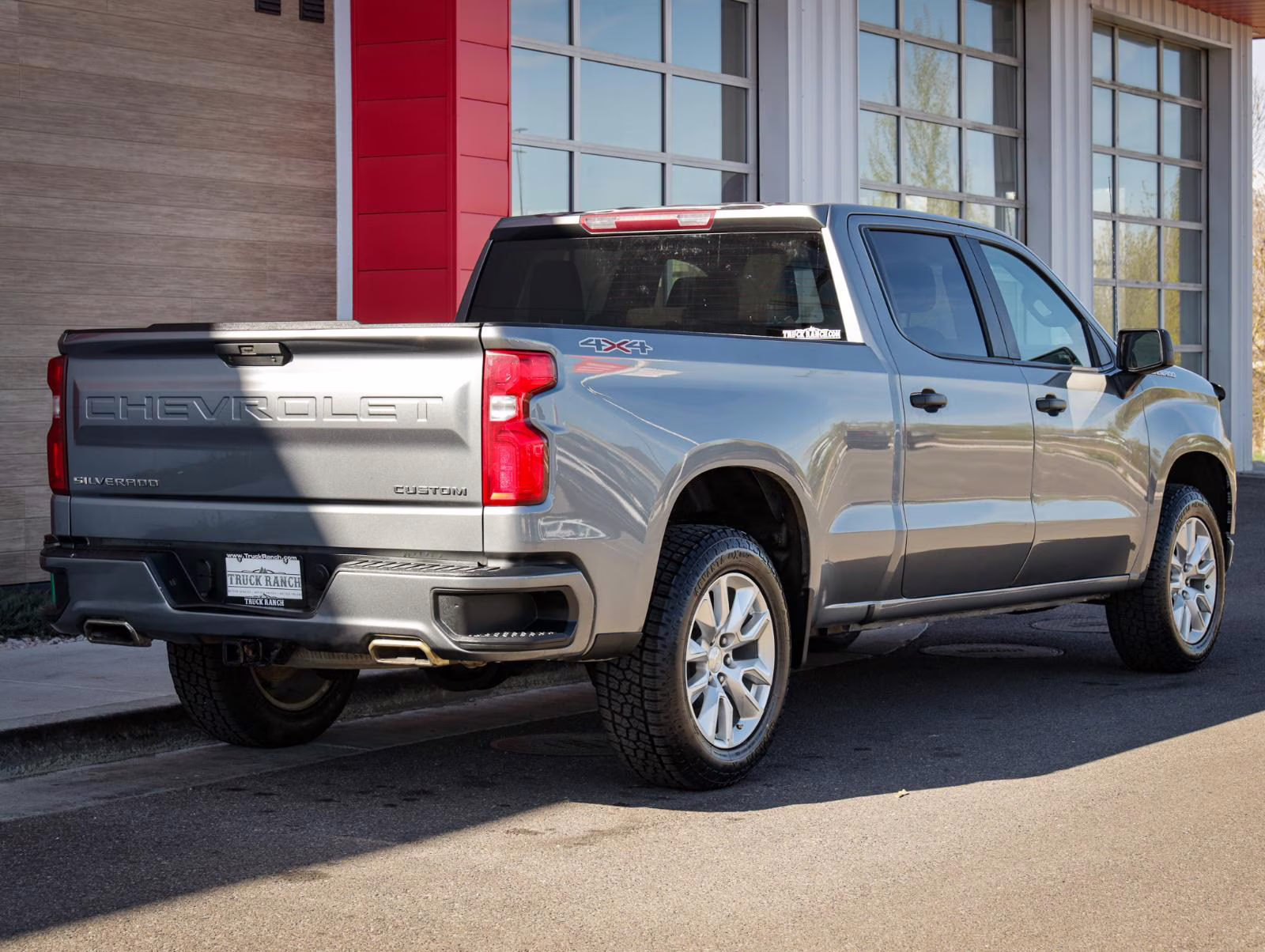 2019 Satin Steel Metallic Chevrolet Silverado 1500 Custom 4X4 Truck