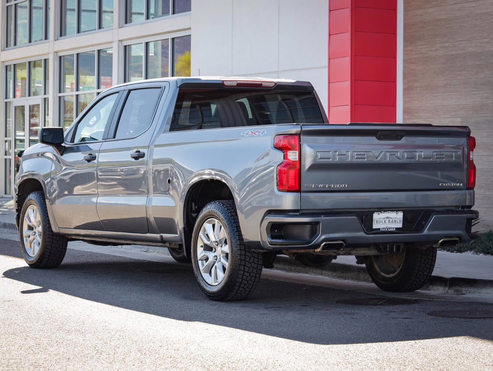 2019 Satin Steel Metallic Chevrolet Silverado 1500 Custom 4X4 Truck