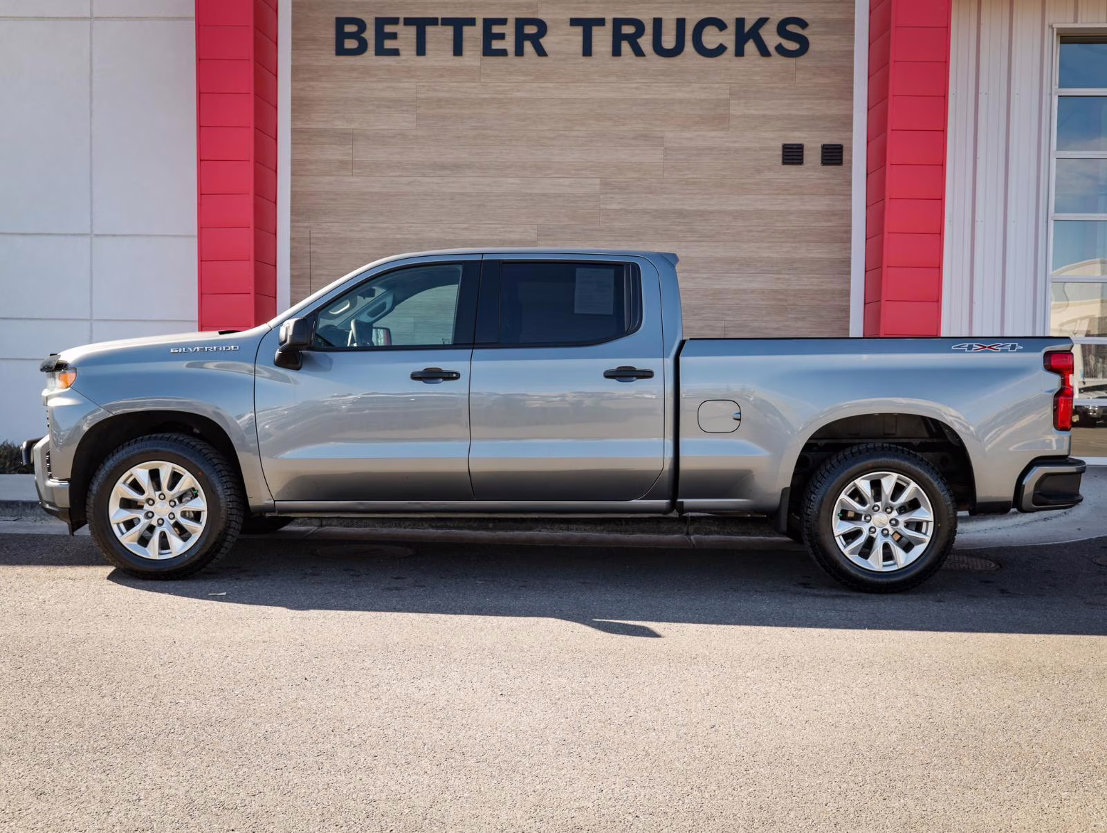 2019 Satin Steel Metallic Chevrolet Silverado 1500 Custom 4X4 Truck