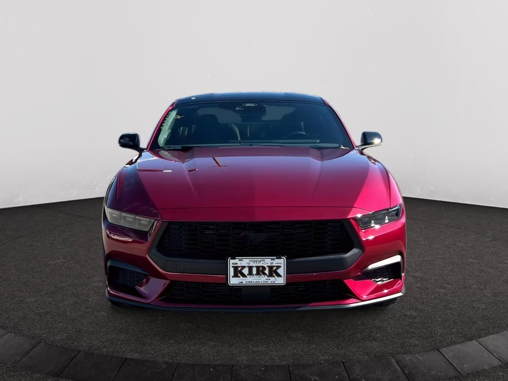 2025 Molten Magenta Metallic Tri-coat Ford Mustang EcoBoost Premium RWD Coupe