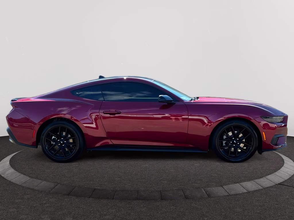 2025 Molten Magenta Metallic Tri-coat Ford Mustang EcoBoost Premium RWD Coupe