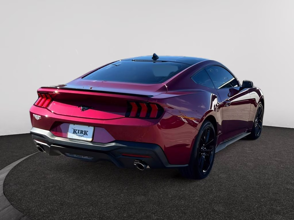 2025 Molten Magenta Metallic Tri-coat Ford Mustang EcoBoost Premium RWD Coupe
