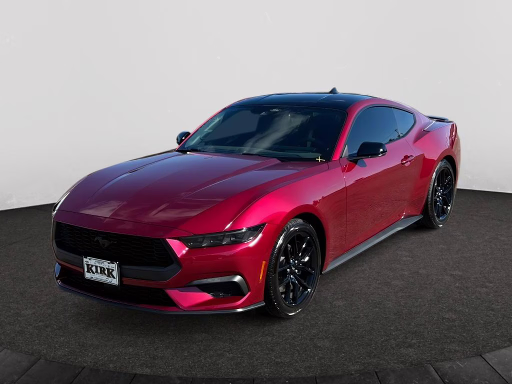 2025 Molten Magenta Metallic Tri-coat Ford Mustang EcoBoost Premium RWD Coupe