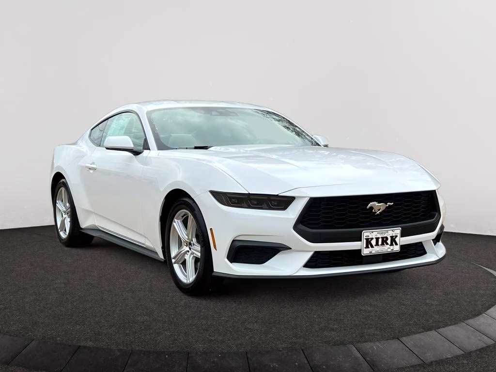2026 Oxford White Ford Mustang EcoBoost RWD Coupe