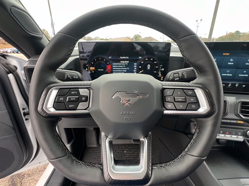 2026 Oxford White Ford Mustang EcoBoost RWD Coupe