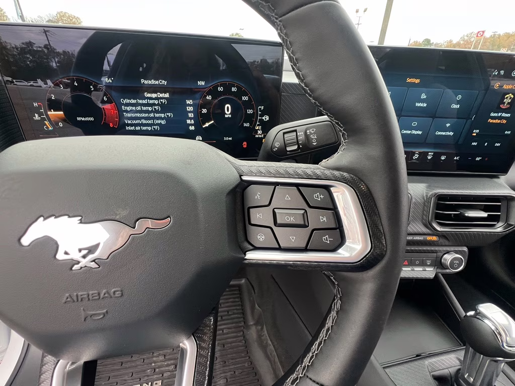 2026 Oxford White Ford Mustang EcoBoost RWD Coupe