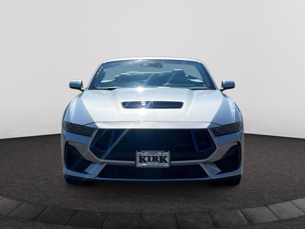 2025 Iconic Silver Metallic Ford Mustang GT Premium RWD Convertible