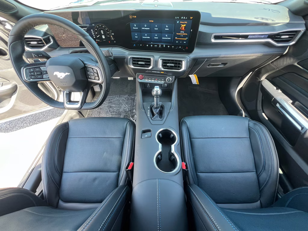 2025 Iconic Silver Metallic Ford Mustang GT Premium RWD Convertible