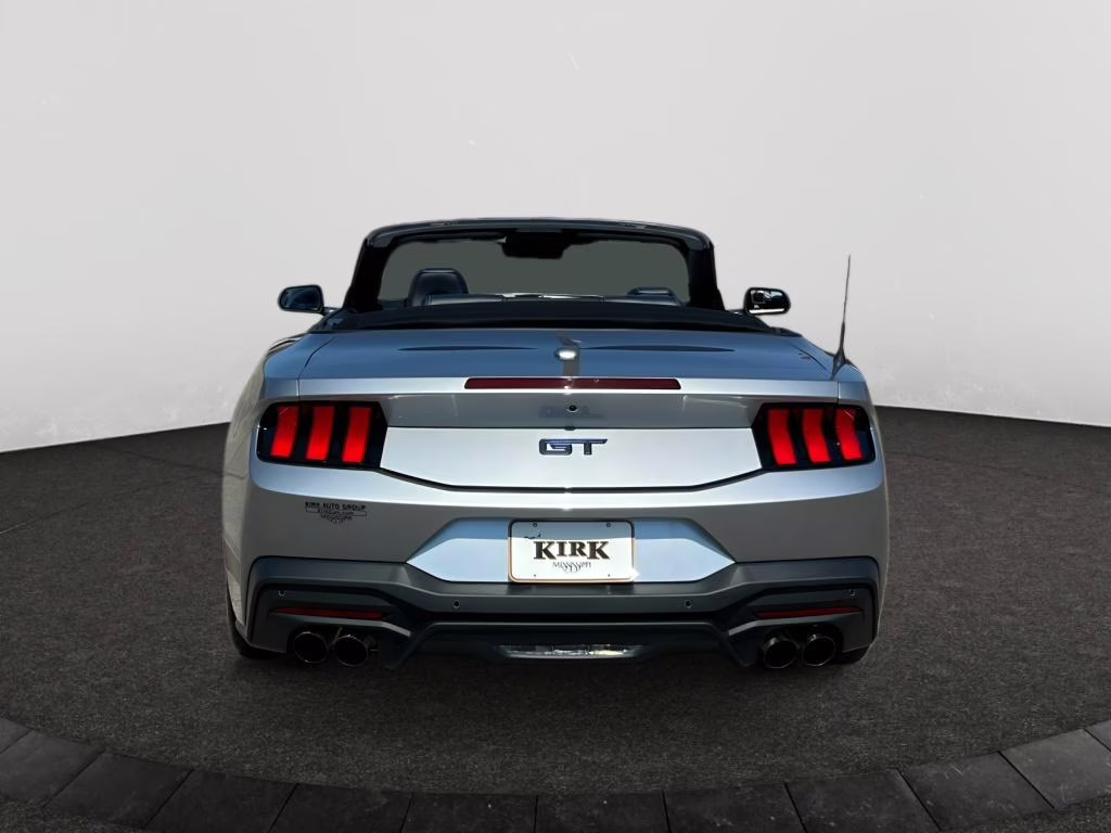 2025 Iconic Silver Metallic Ford Mustang GT Premium RWD Convertible