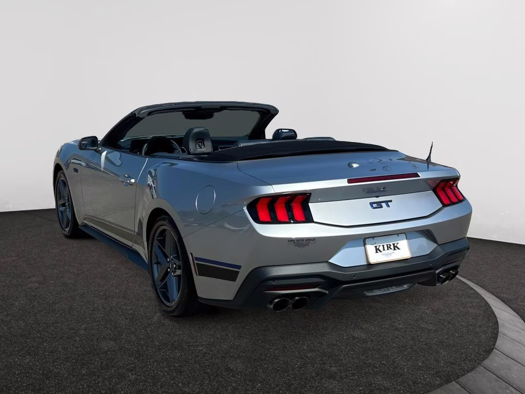 2025 Iconic Silver Metallic Ford Mustang GT Premium RWD Convertible