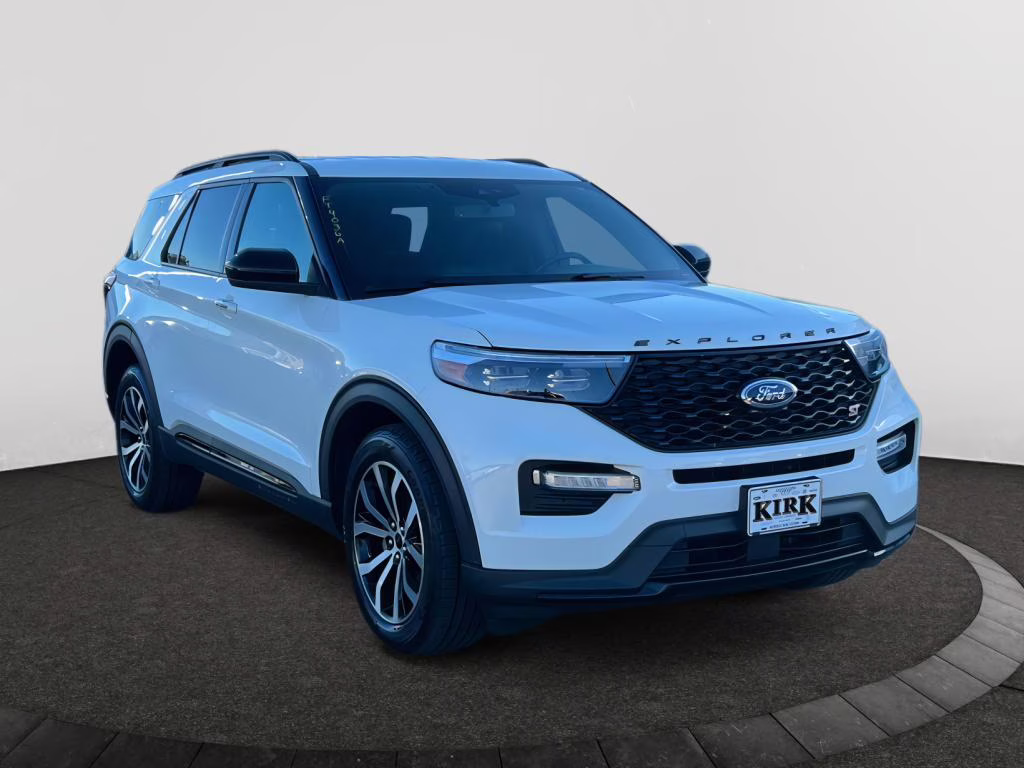 2023 STAR WHITE MET TRI-COAT Ford Explorer ST 4X4 SUV