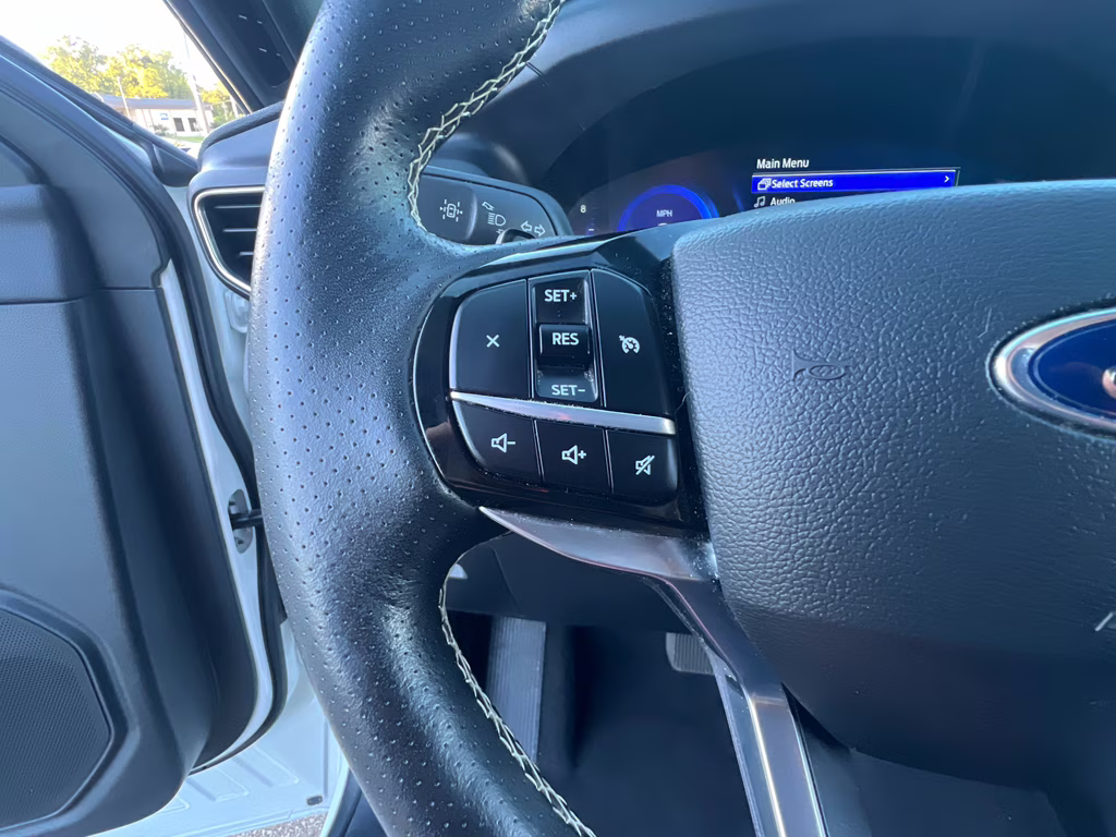 2023 STAR WHITE MET TRI-COAT Ford Explorer ST 4X4 SUV