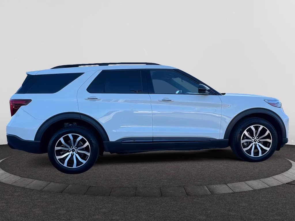 2023 STAR WHITE MET TRI-COAT Ford Explorer ST 4X4 SUV