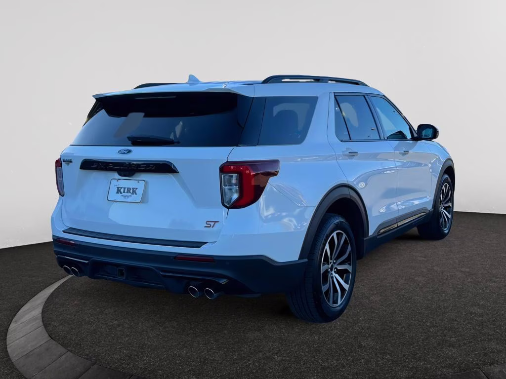 2023 STAR WHITE MET TRI-COAT Ford Explorer ST 4X4 SUV