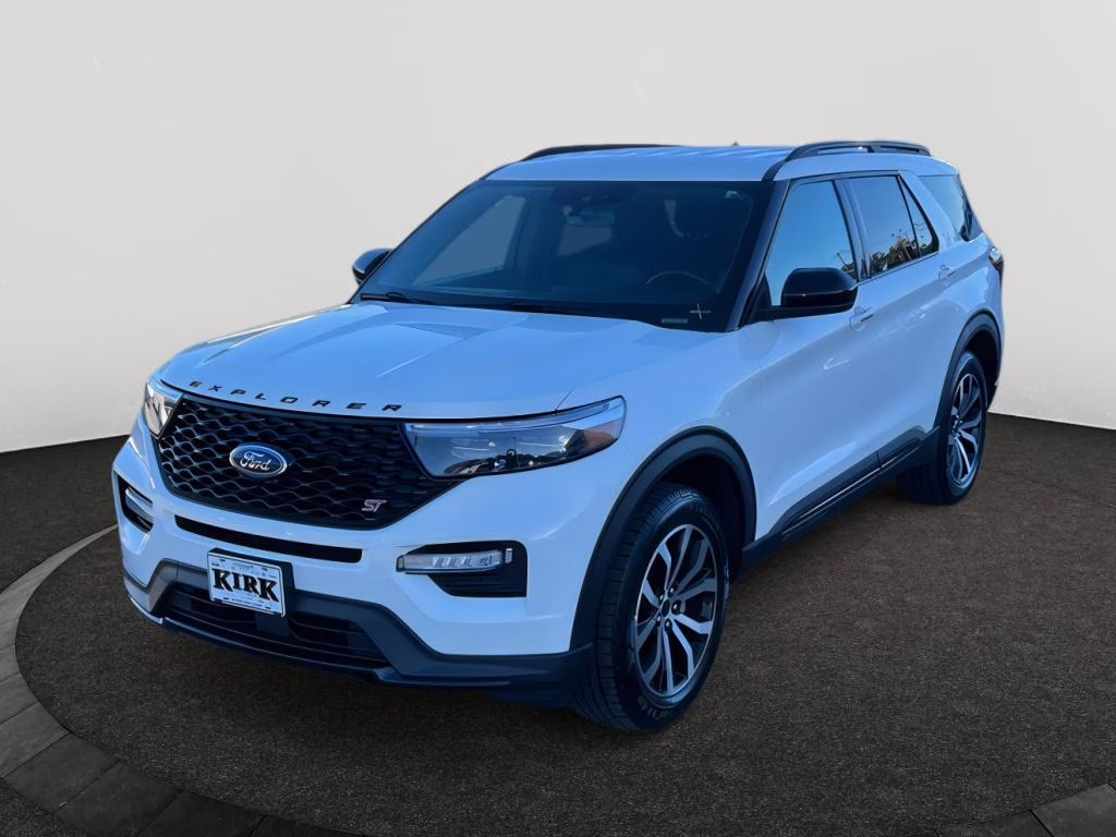 2023 STAR WHITE MET TRI-COAT Ford Explorer ST 4X4 SUV
