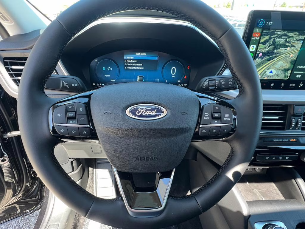 2025 Agate Black Metallic Ford Escape PHEV FWD SUV