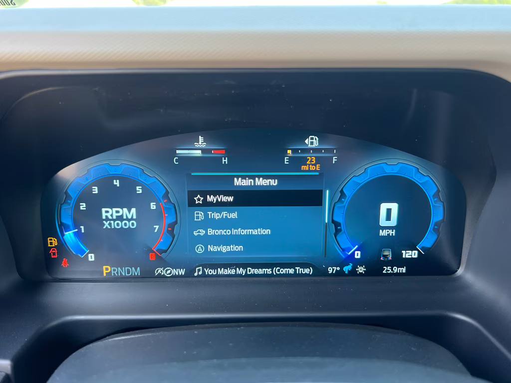 2025 Velocity Blue Metallic Ford Bronco Big Bend 4X4 SUV