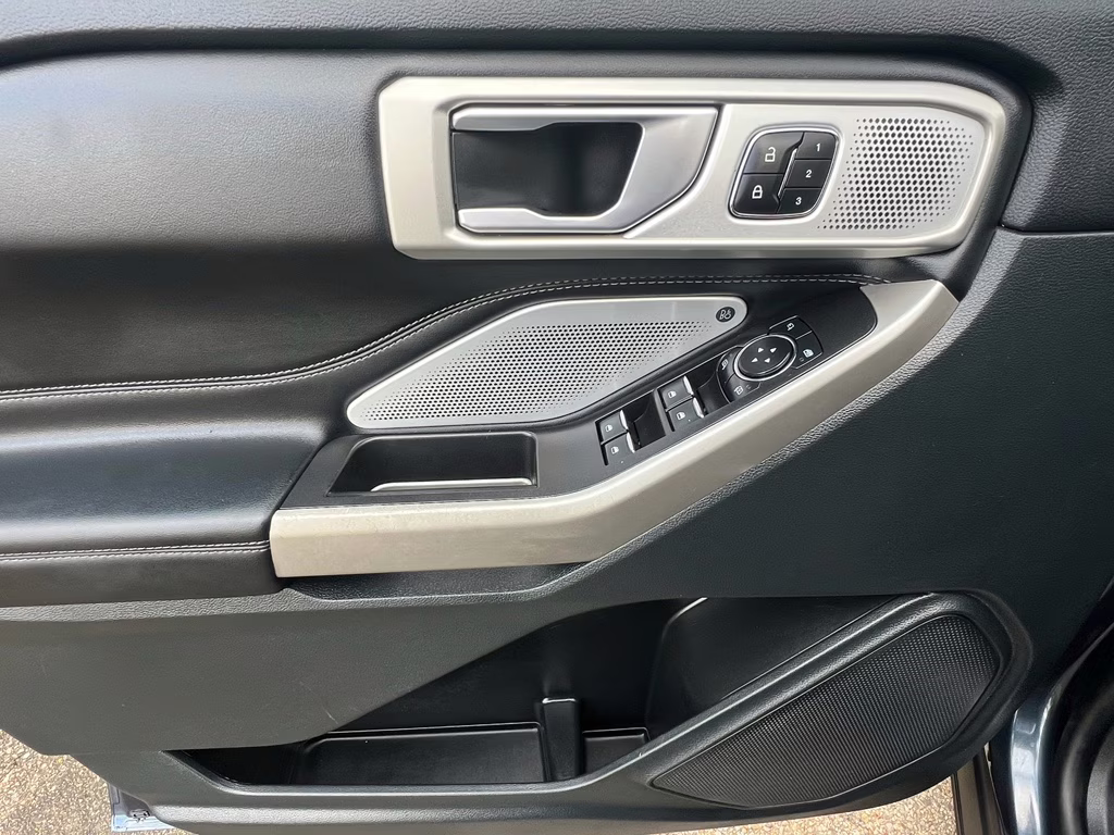 2023 Stone Blue Metallic Ford Explorer Limited RWD SUV