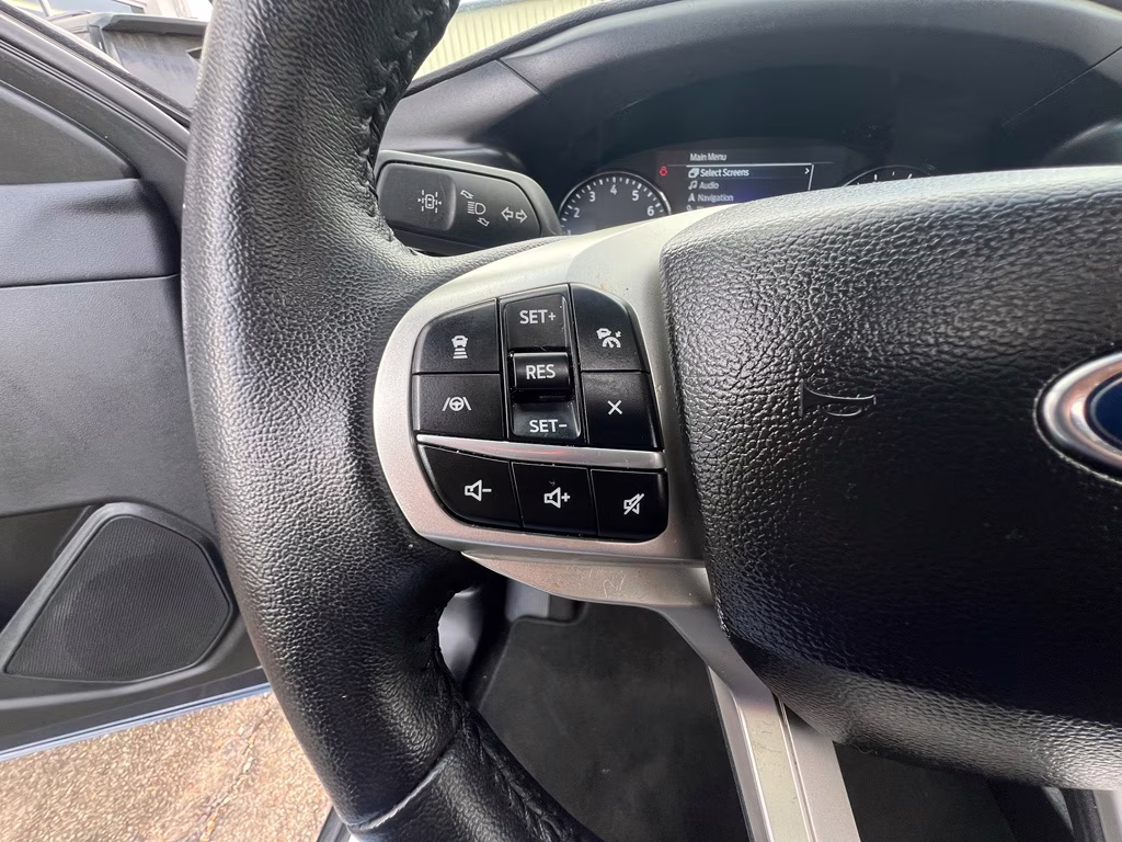 2023 Stone Blue Metallic Ford Explorer Limited RWD SUV