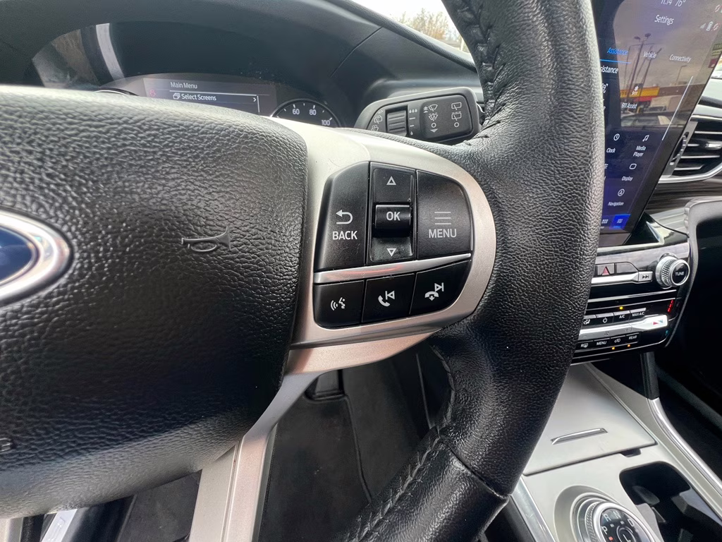 2023 Stone Blue Metallic Ford Explorer Limited RWD SUV