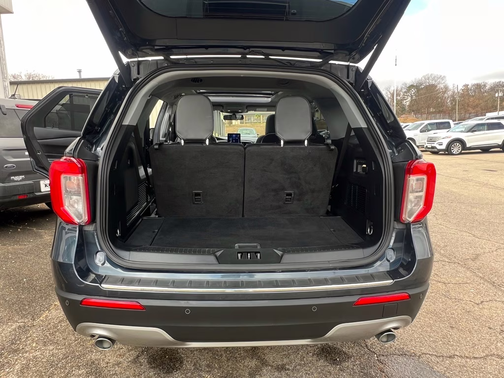 2023 Stone Blue Metallic Ford Explorer Limited RWD SUV