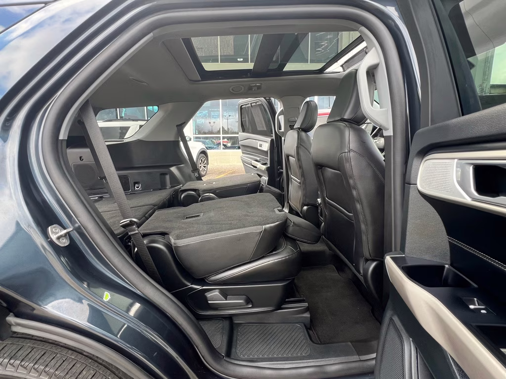 2023 Stone Blue Metallic Ford Explorer Limited RWD SUV