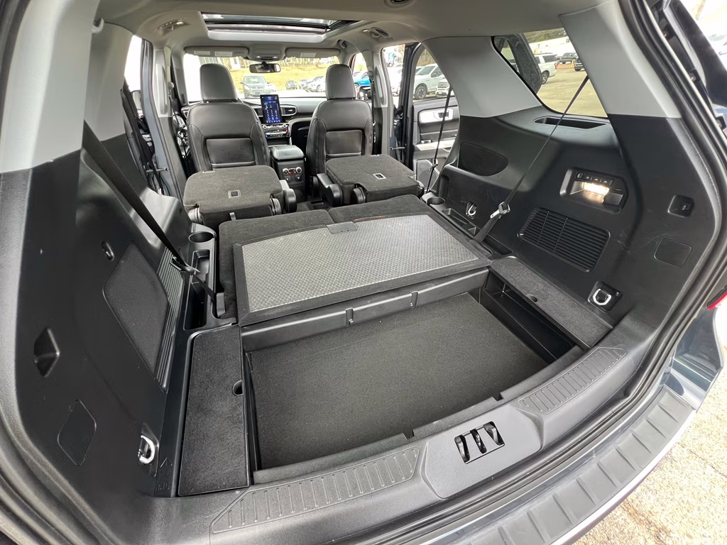 2023 Stone Blue Metallic Ford Explorer Limited RWD SUV