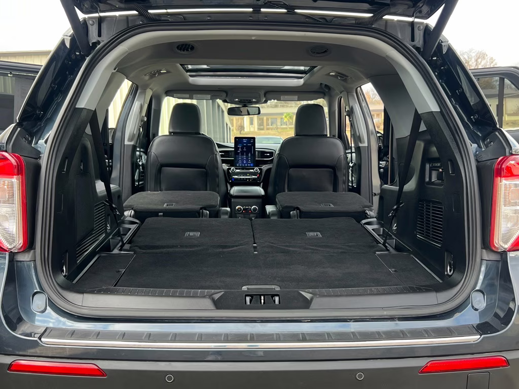 2023 Stone Blue Metallic Ford Explorer Limited RWD SUV