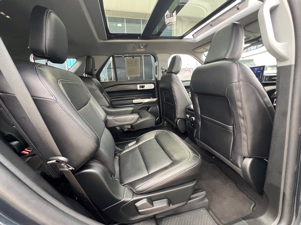 2023 Stone Blue Metallic Ford Explorer Limited RWD SUV