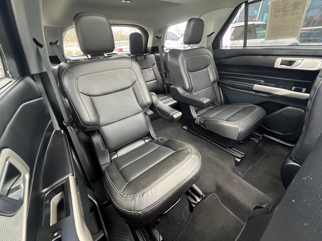 2023 Stone Blue Metallic Ford Explorer Limited RWD SUV