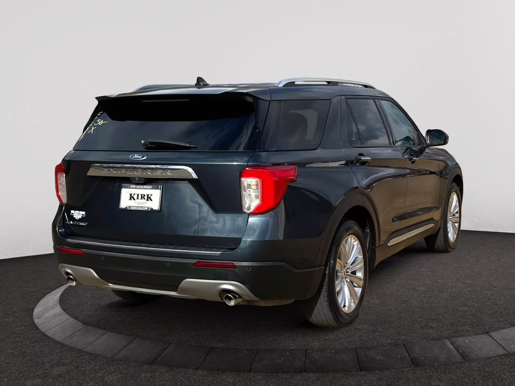 2023 Stone Blue Metallic Ford Explorer Limited RWD SUV