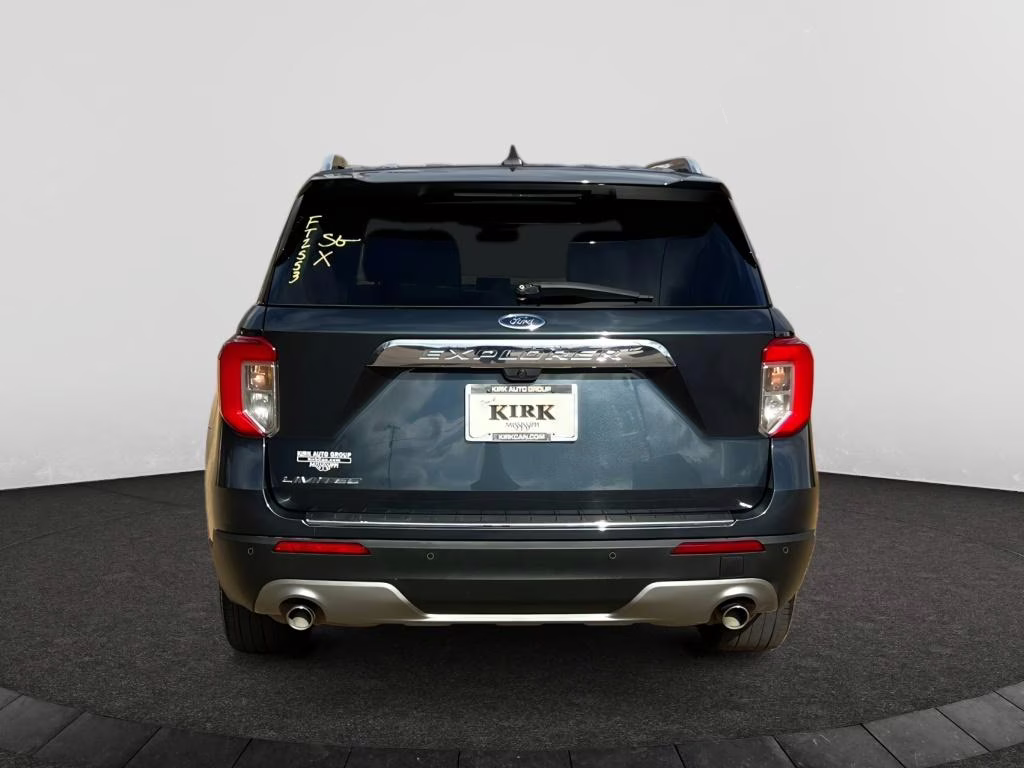 2023 Stone Blue Metallic Ford Explorer Limited RWD SUV