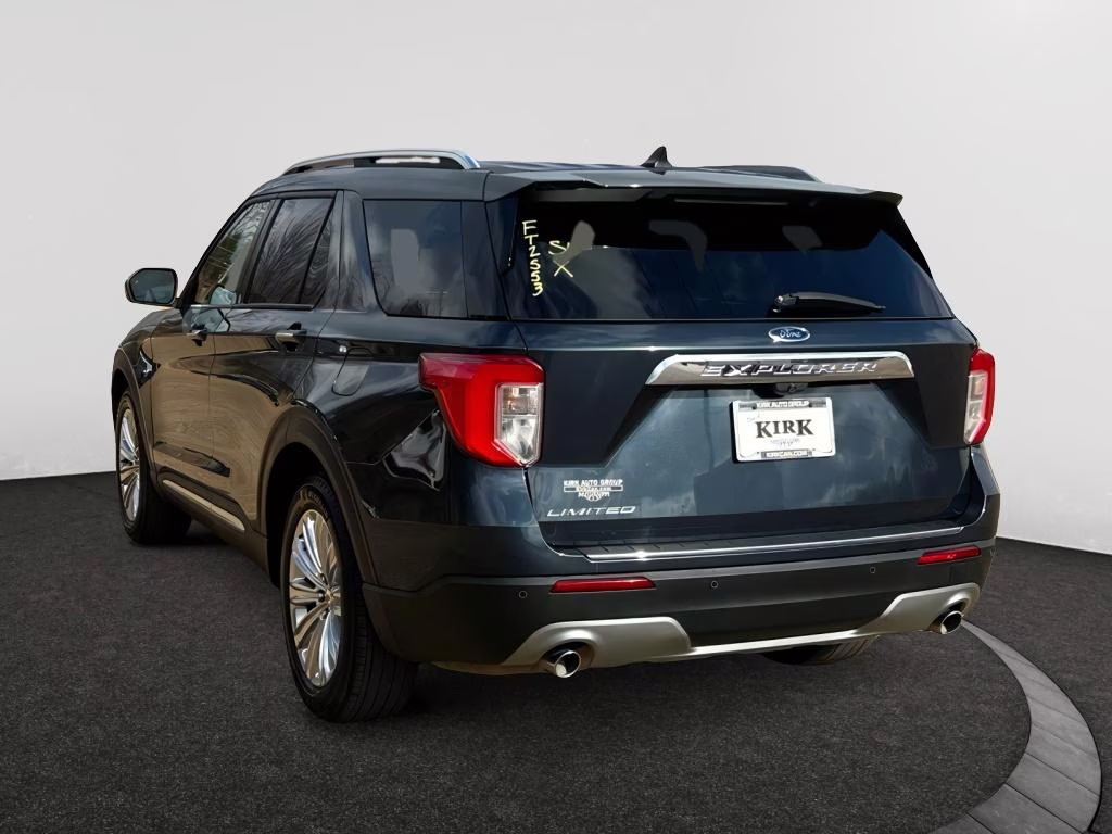 2023 Stone Blue Metallic Ford Explorer Limited RWD SUV