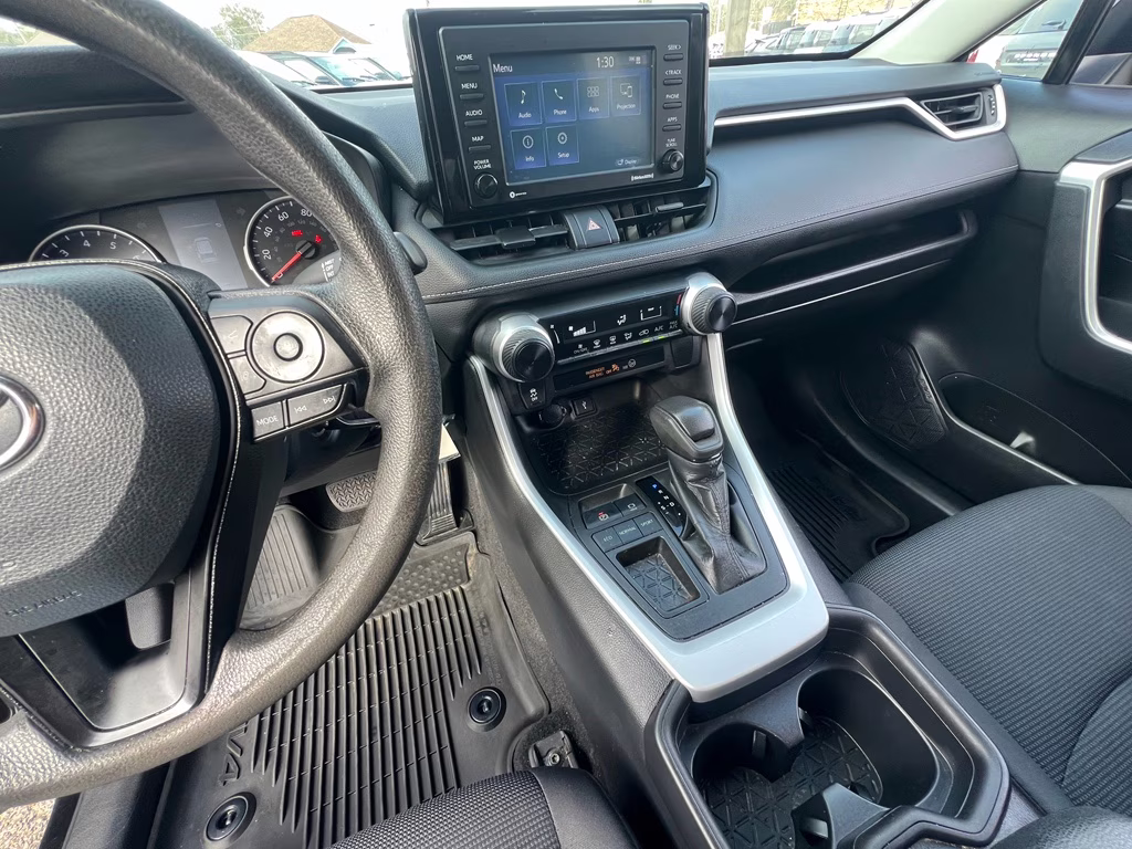2021 Midnight Black Metallic Toyota RAV4 LE FWD SUV
