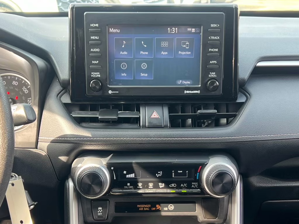 2021 Midnight Black Metallic Toyota RAV4 LE FWD SUV