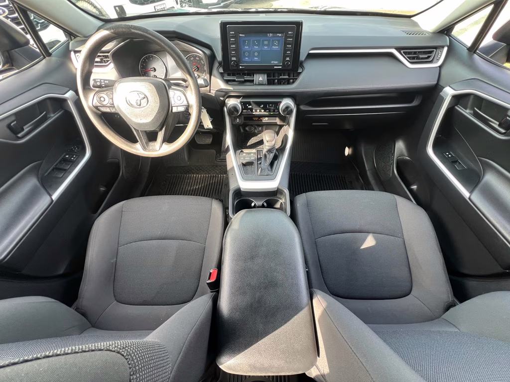 2021 Midnight Black Metallic Toyota RAV4 LE FWD SUV