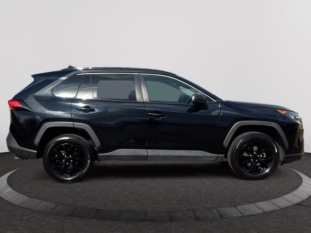 2021 Midnight Black Metallic Toyota RAV4 LE FWD SUV