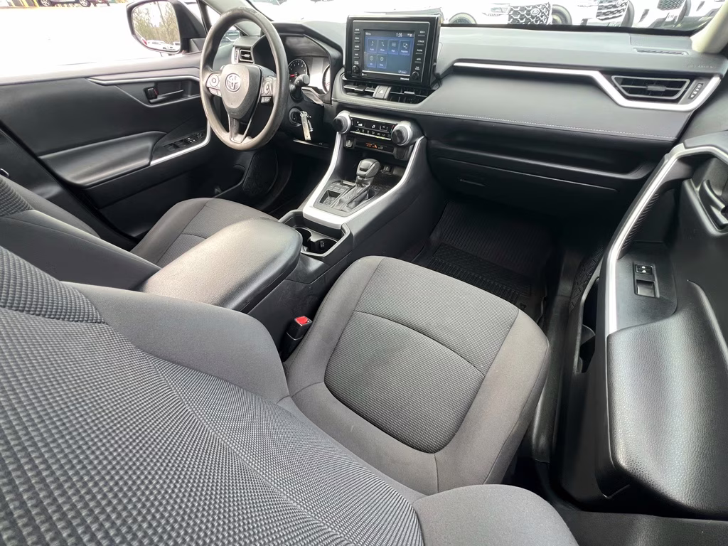 2021 Midnight Black Metallic Toyota RAV4 LE FWD SUV
