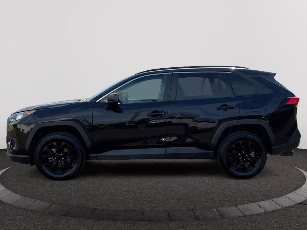 2021 Midnight Black Metallic Toyota RAV4 LE FWD SUV
