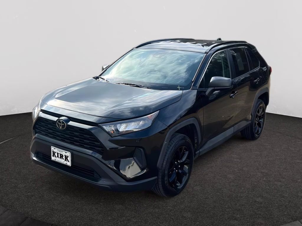 2021 Midnight Black Metallic Toyota RAV4 LE FWD SUV