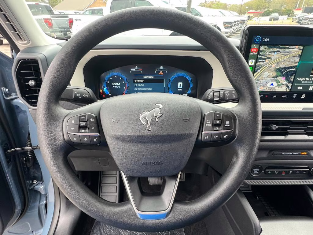 2025 Azure Gray Metallic Tri-Coat Ford Bronco Sport Heritage 4X4 SUV