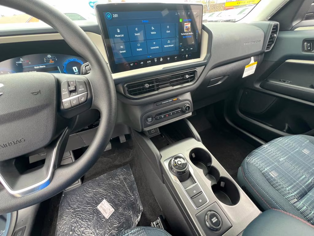 2025 Azure Gray Metallic Tri-Coat Ford Bronco Sport Heritage 4X4 SUV