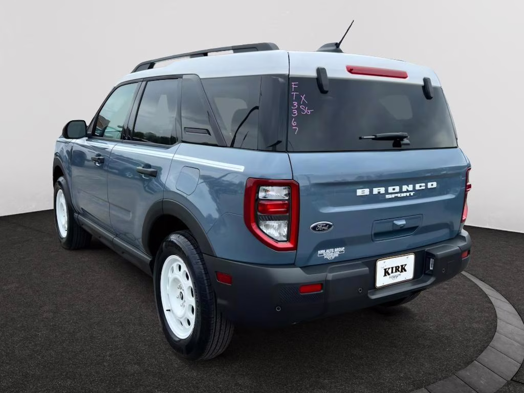 2025 Azure Gray Metallic Tri-Coat Ford Bronco Sport Heritage 4X4 SUV