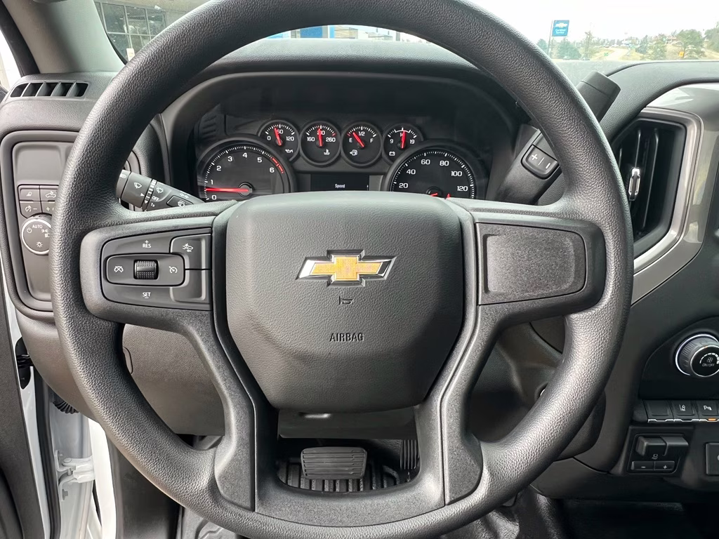 2025 Summit White Chevrolet Silverado Work Truck RWD Truck